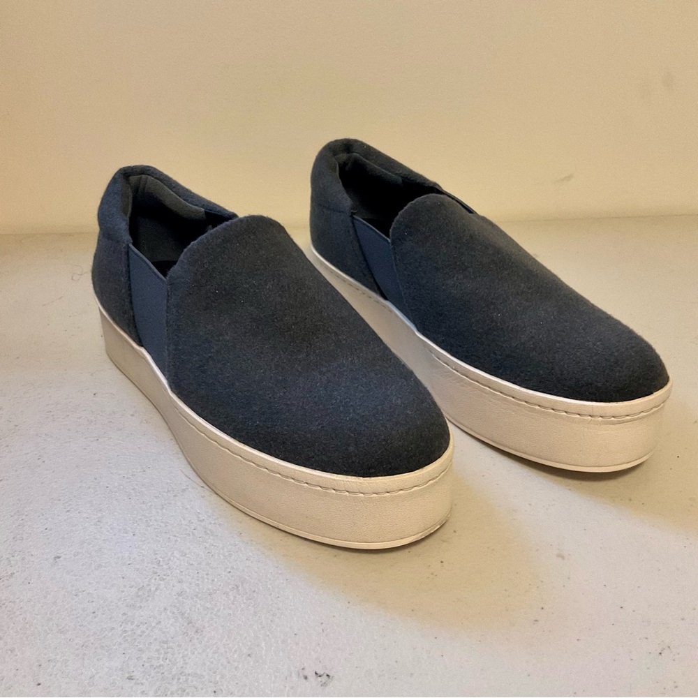 Vince Charcoal Slip-On Sneakers - Picture 3 of 9